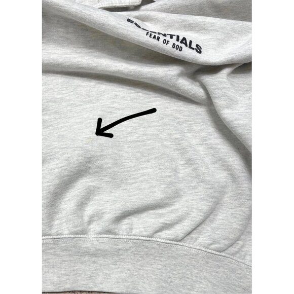 Essentials Fear Of God Men's Long-Sleeve Polo Polo Sweatshirt Gray M - Picture 9 of 13